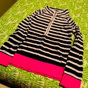Lilly Pulitzer pullover with half zip